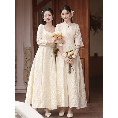 伴娘服礼服2025新款高级感小个子