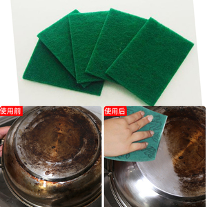 百洁布洗碗布厨房抹布海绵刷锅不锈钢除锈工业加厚拉丝布金刚砂