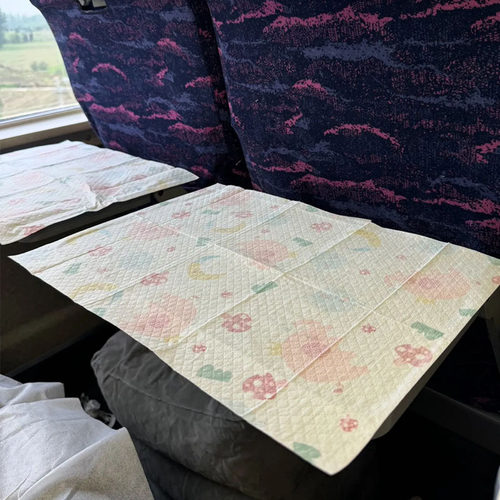 高铁小桌板隔脏一次性外出坐垫动车火车飞机座套隔脏垫桌子垫餐垫