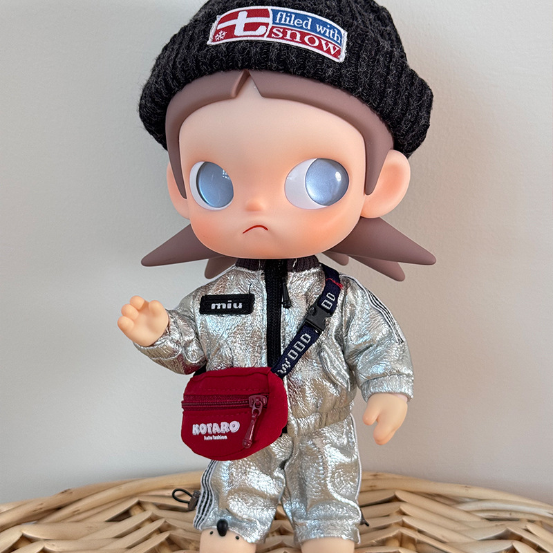 仅衣服嘎子姐衣服潮流极夜银光套装关节玩偶衣服玩偶着替外套短袖