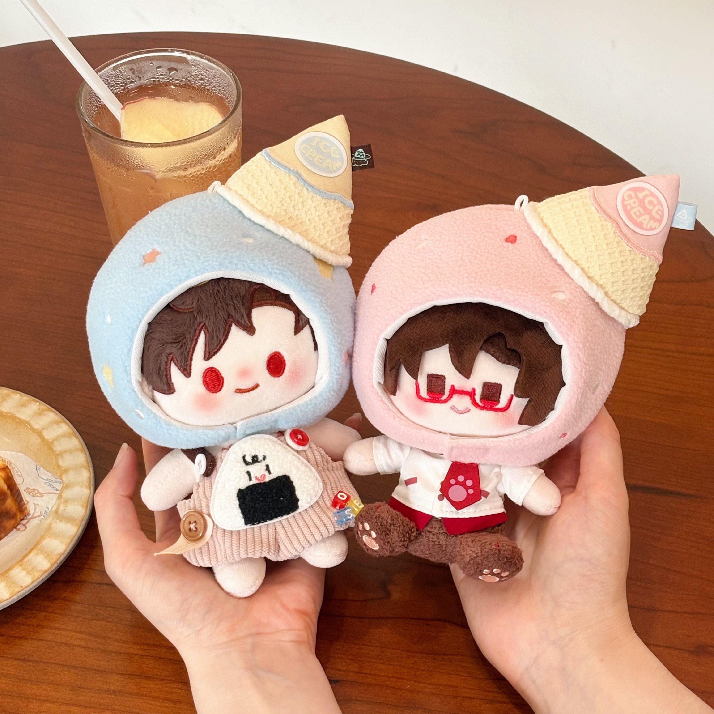 萌遇时光 15cm冰激凌头套系列 棉花娃娃玩偶公仔无属性原创娃衣服,模玩/动漫/周边/娃圈三坑/桌游,棉花娃娃/毛绒玩具娃衣,淘宝优惠券,粉丝福利购,淘宝优惠卷