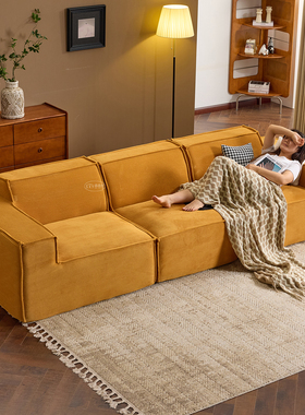 压缩沙发一体成型2025新款Compression sofa客厅小户型三人位布艺