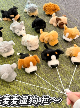 2025麦当劳BFF大头狗雪纳瑞西高地玩具泰迪毛绒公仔约克夏宠物包