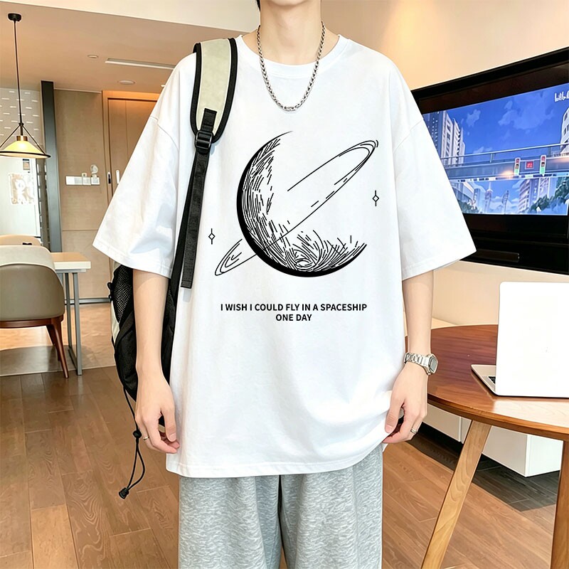 2026夏季新款男生短袖T恤青T恤