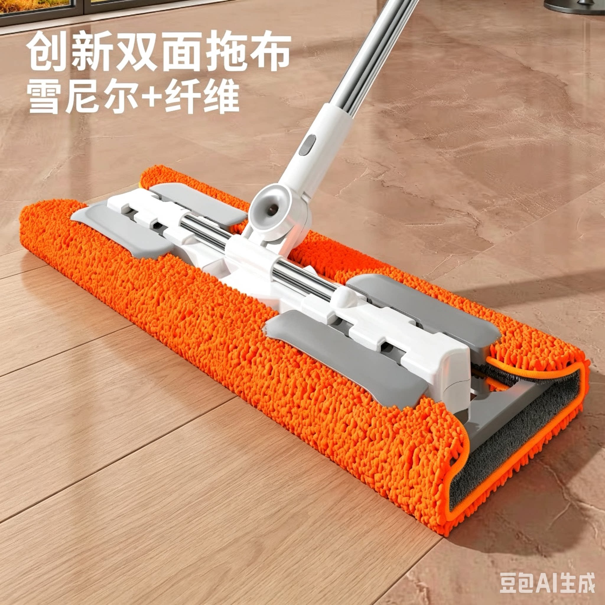 夹布平板不锈钢一体杆子雪尼尔布图片