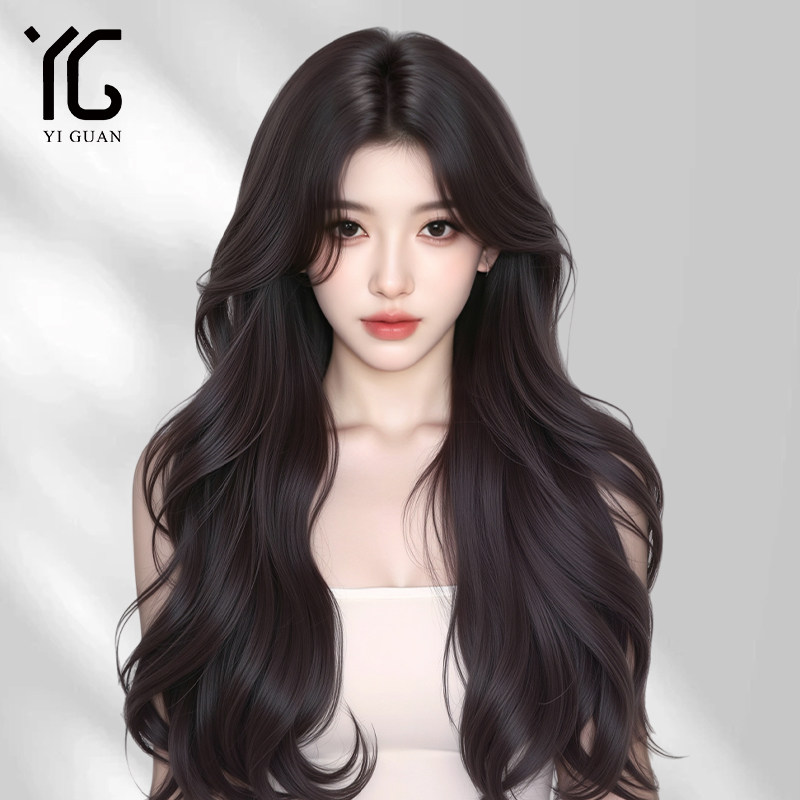 【NAMI生物膜递针】假发全头套大波浪黑长直全真自然无痕蕾丝假发