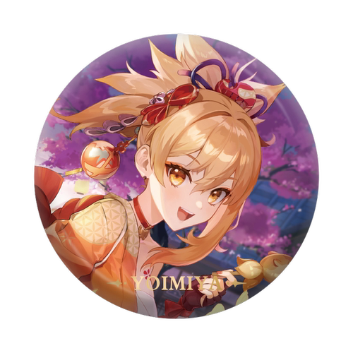 原神周边官谷吧唧,宵宫,原神主题系列角色马口铁徽章-宵宫款