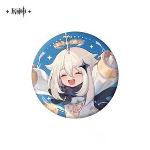 原神周边官谷吧唧,正版周年庆典系列角色徽章-一周年派蒙款