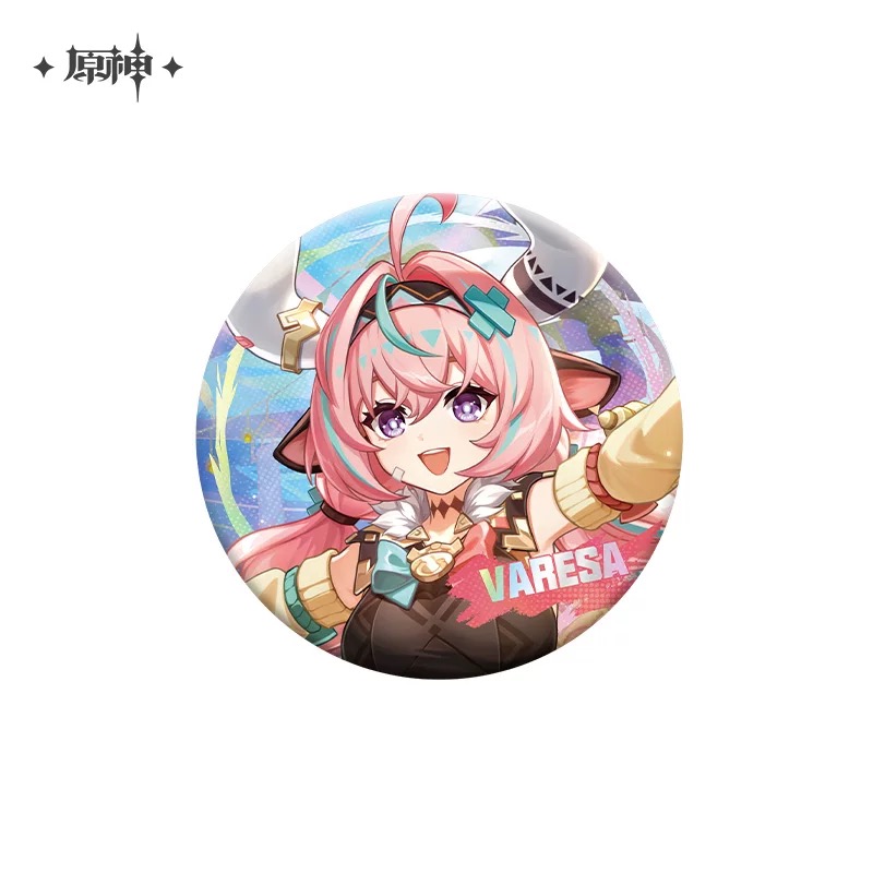 【原神官谷现货】原神主题系列角色徽章众火溯还之日- 瓦雷莎款