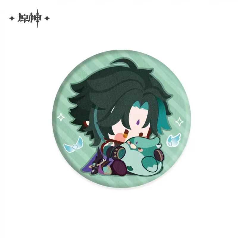 官谷吧唧璃月原神周边毛绒徽章