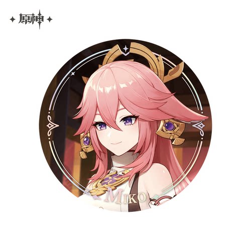 原神周边稻妻角色PV系列徽章