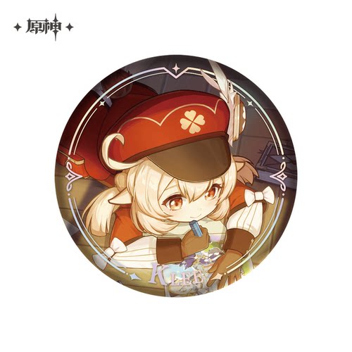 原神周边官谷吧唧,正版谷子,角色PV系列徽章-可莉