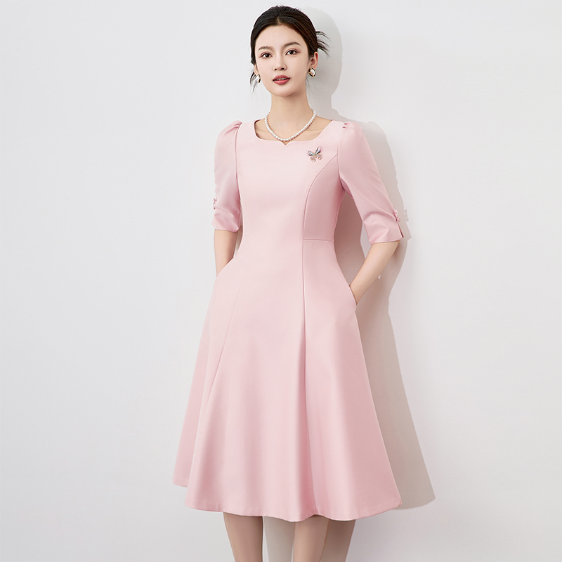 富家千金高端轻奢连衣裙女