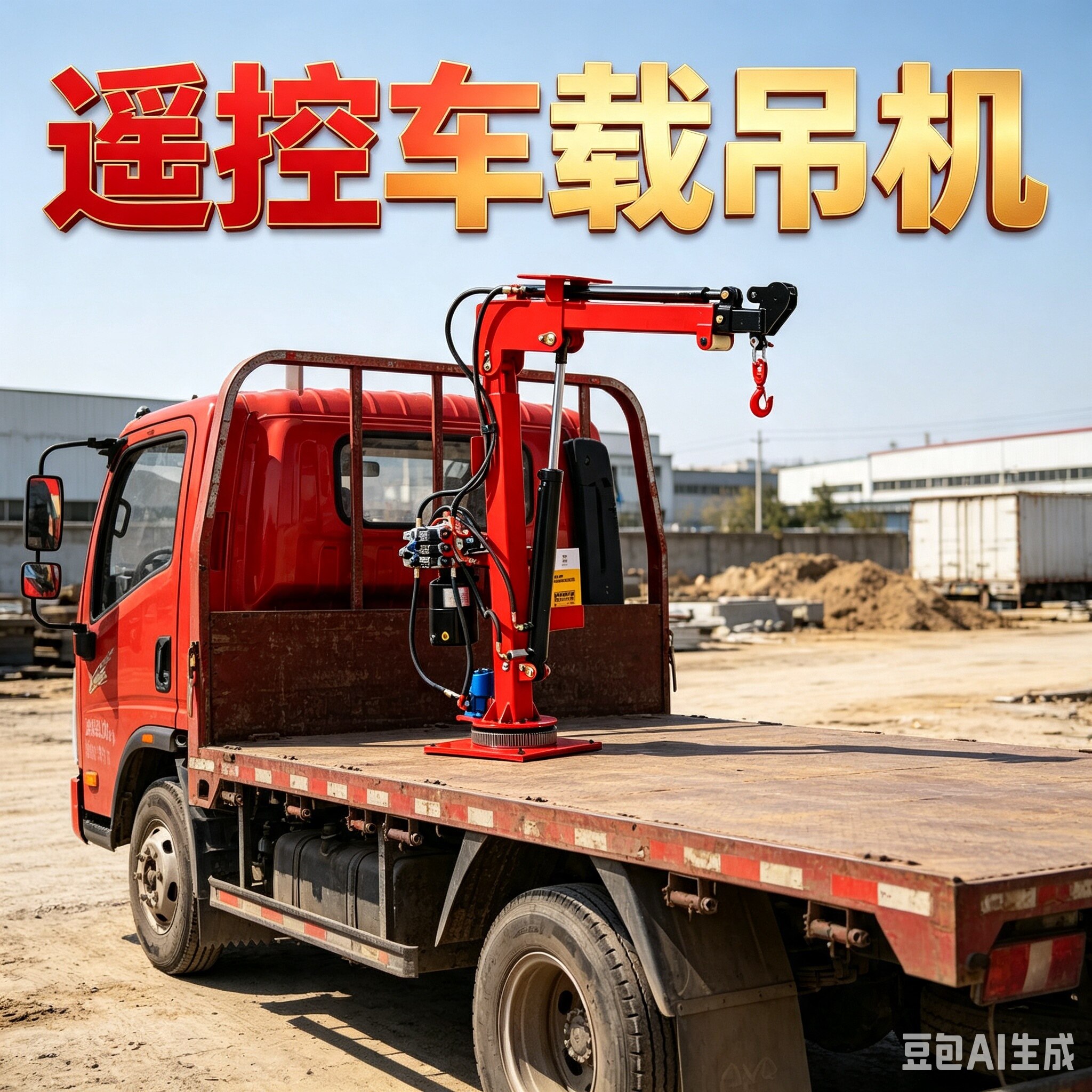 车载吊机随车吊12V24V车用小型悬臂起重机220V家用电动葫芦提升机
