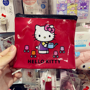 日本HelloKitty果冻包可爱卡通拉链袋笔袋化妆袋防尘小物品收纳袋