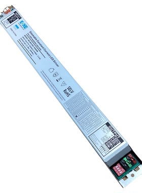 BOKE长条63瓦驱动LED电源BHL063 1-10V调光 1200-1650mA 3-42V