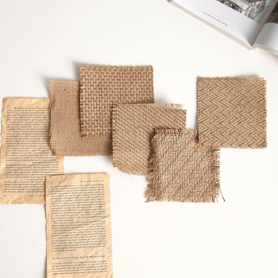 谭啾啾ins同款复古蜡烛摆拍麻布