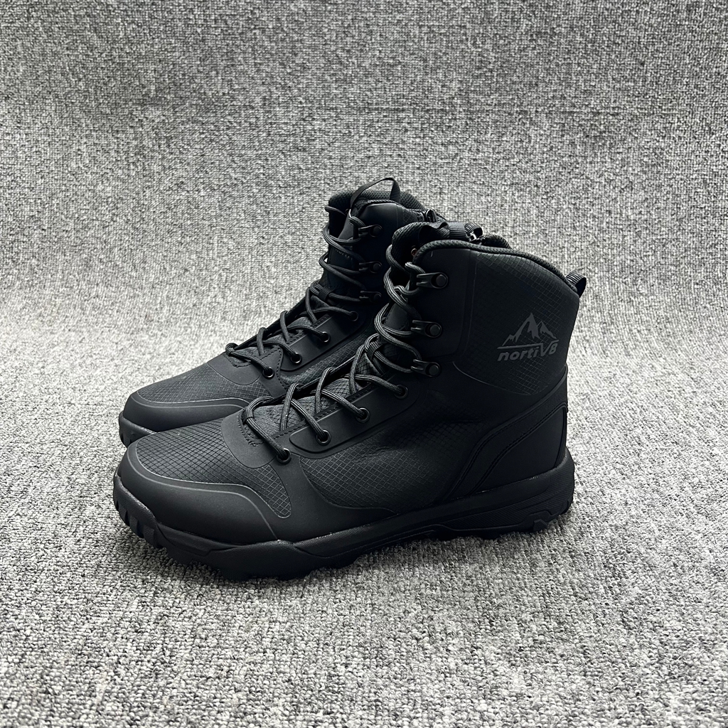 断码捡漏！男士中帮侧拉链户外休闲徒步鞋防滑减震橡胶登山鞋大码