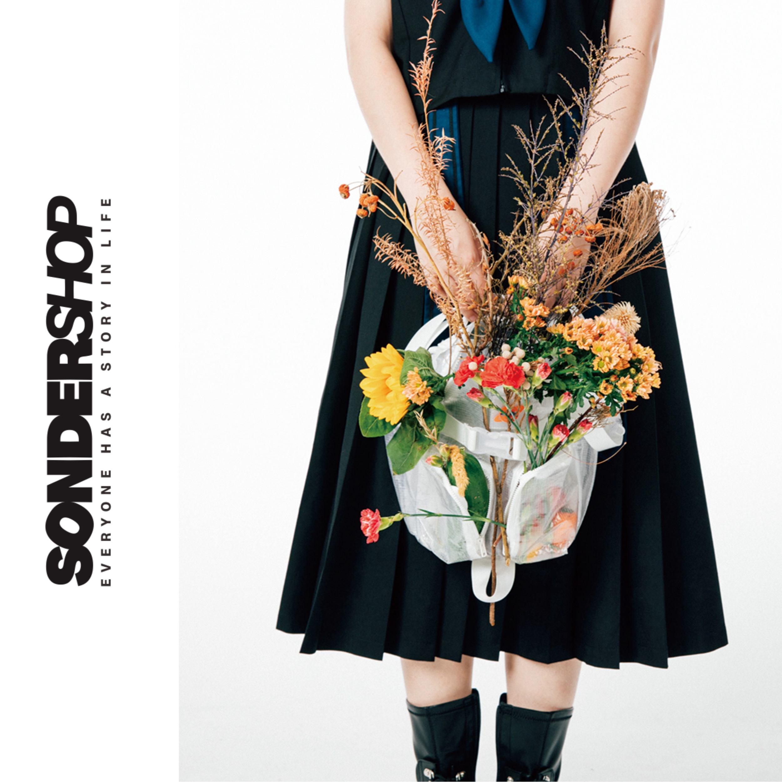 SONDER SHOP OFFWINTER 航空旅行系列 透明小号包
