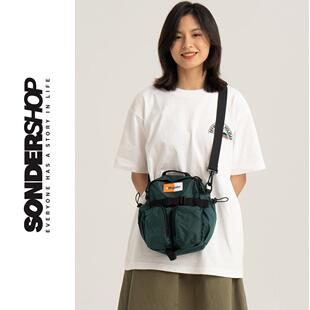 SONDER SHOP offwinter小号防泼水斜跨日系小挎包 原创小众背包