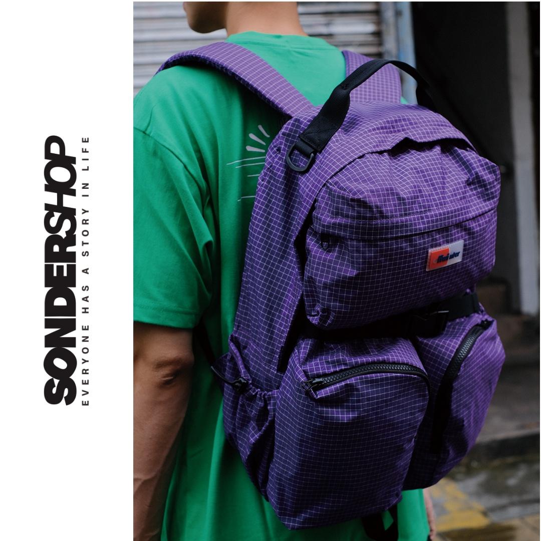 SONDER SHOP OFFWINTER 户外双肩书包都市巡游  中号包 紫格背包