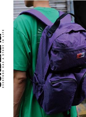 SONDER SHOP OFFWINTER 户外双肩书包都市巡游  中号包 紫格背包