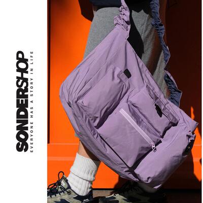 SONDER SHOP OFFWINTER多口袋都市通勤两面挎包斜挎包单肩包