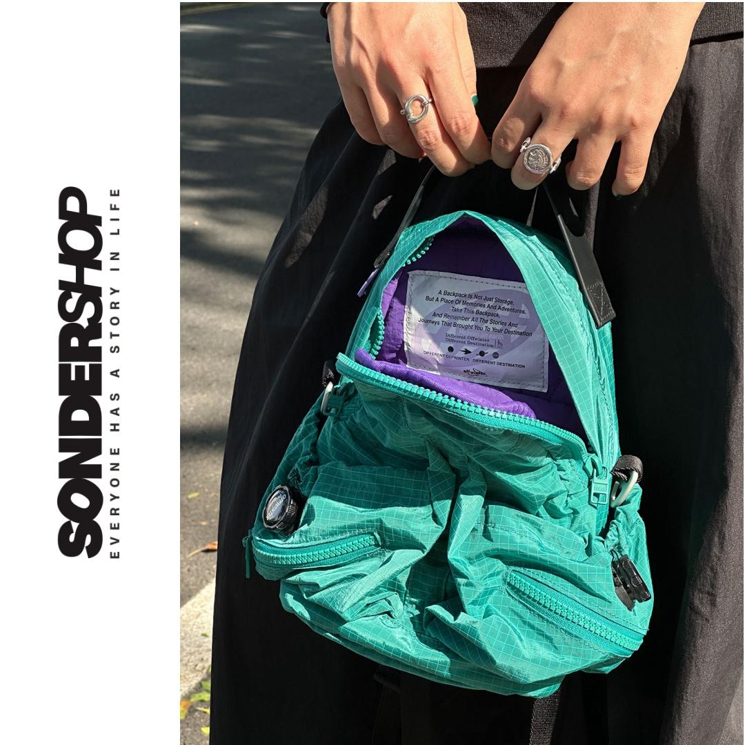 SONDER SHOP OFFWINTER火箭包亲子包双肩单肩斜挎包孔雀绿小书包