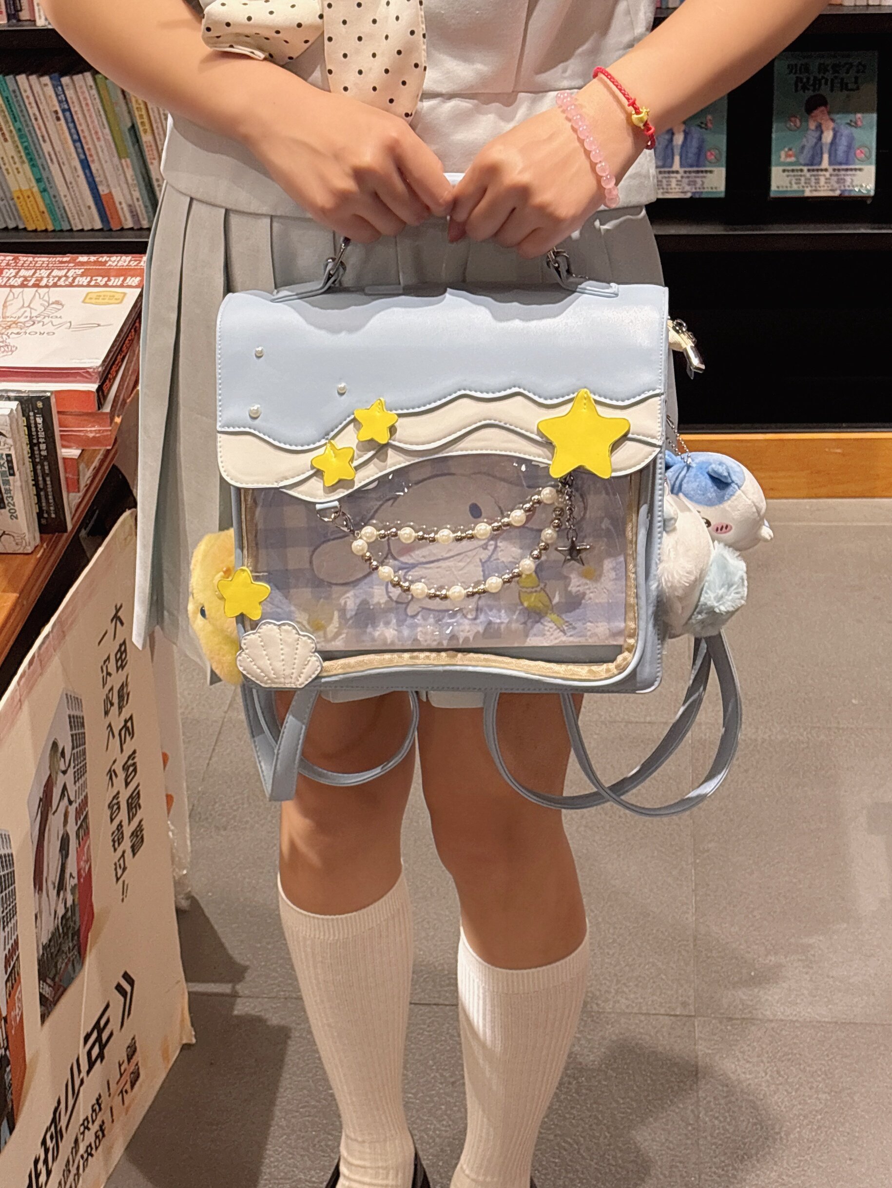 Wave Pattern Crossbody Backpack Xingzhilan Original Bag - Product image 5