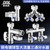 水龍頭三通分水閥帶開關(guān)