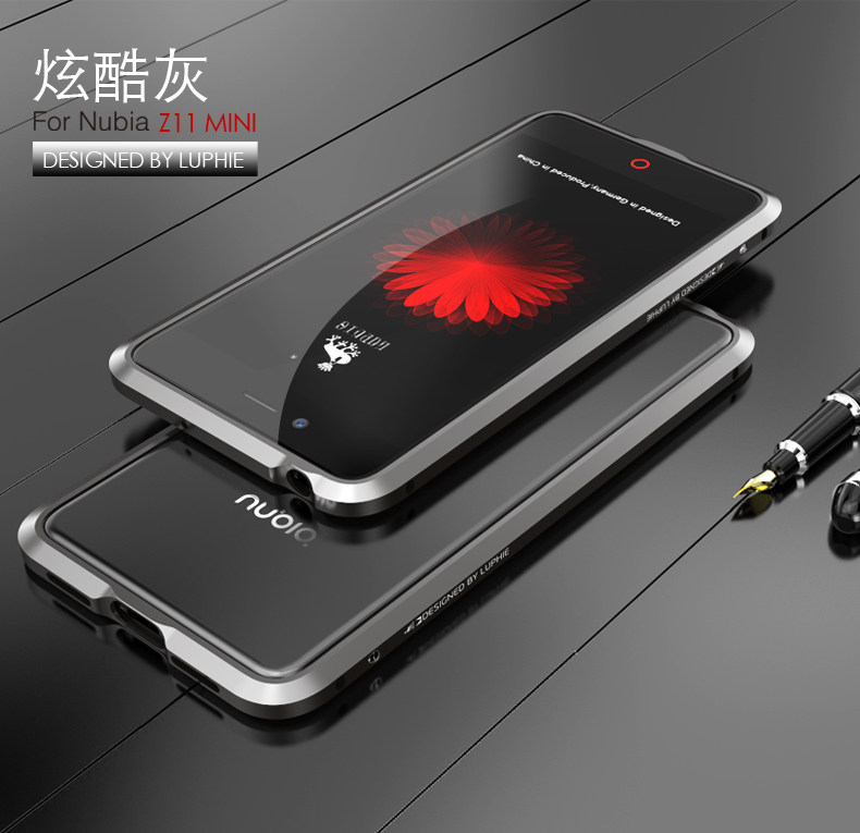 Luphie Blade Sword Slim Light Aluminum Bumper Metal Shell Case for nubia Z11