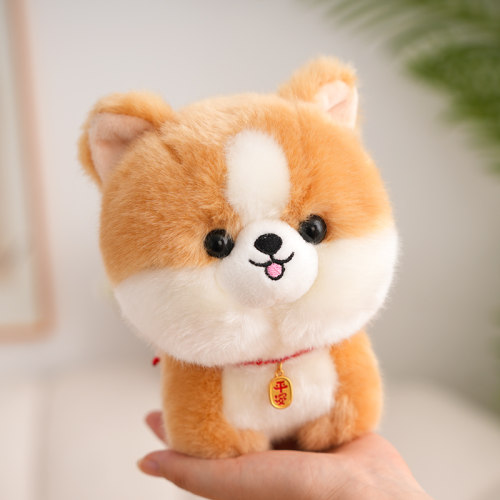 迷你可爱小狗公仔桌伴学习搭子