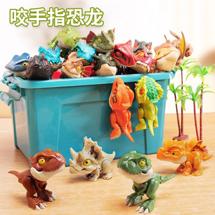 咬手指恐龙儿童男孩小玩具关节可动盲盒模型盲袋解压神器爆款网红