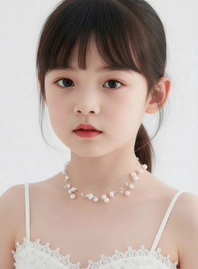 淡水珍珠脖子饰品女流苏手作项链