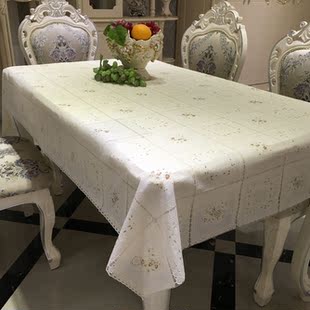 包邮 蕾丝免洗PVC餐桌布防水防油防烫台布塑料餐桌布防滑茶几台布