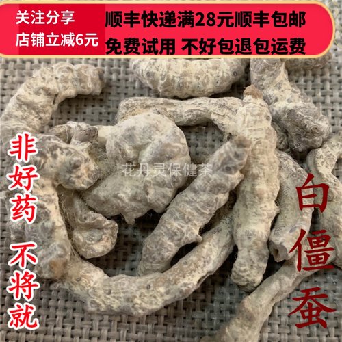 50克白僵蚕中药材正品精选无硫