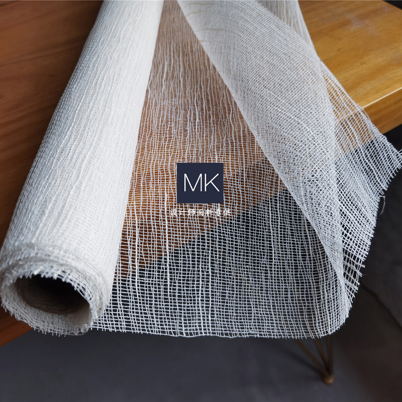 服装棉麻素色时尚风设计师布料