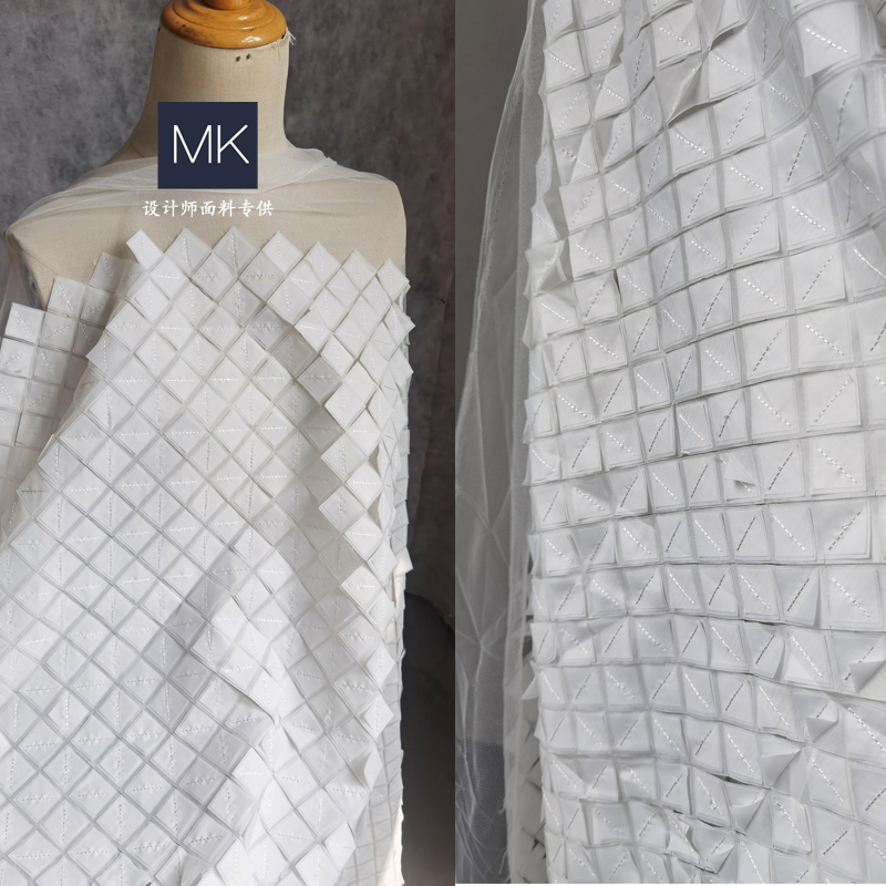 方格改造服装设计师网布