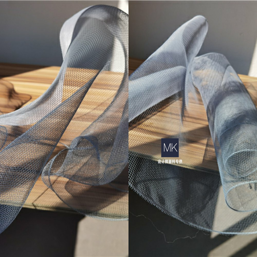 尼龙特硬硬挺网纱面料廓形布料