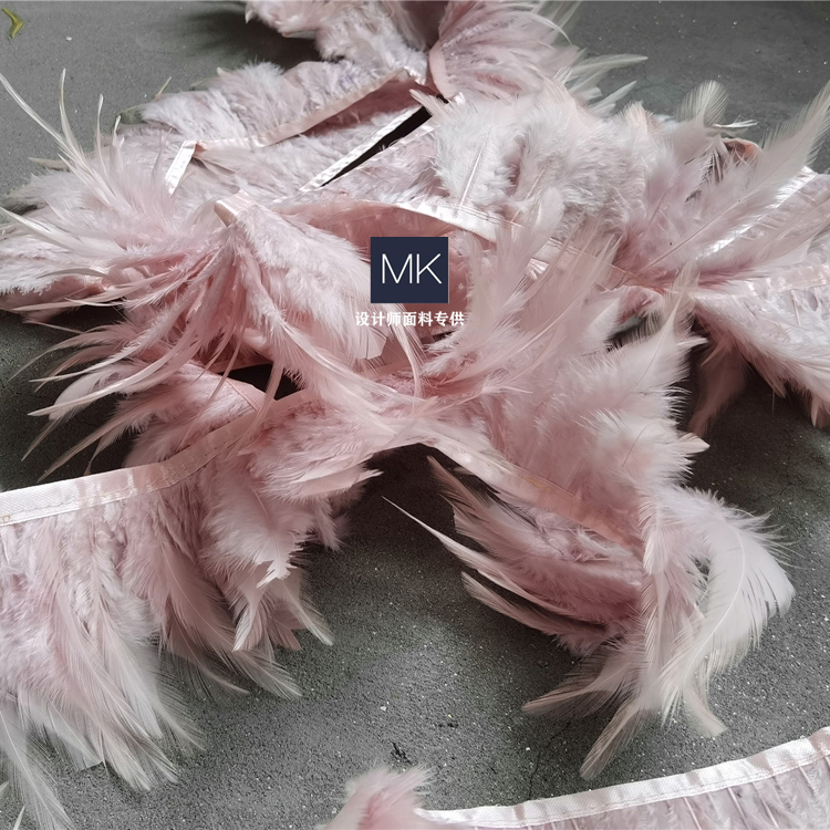 暖泰羽毛服装欧美肌理