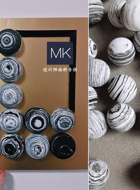 原创手工制作 三宅一生墨染黑晕球球 装饰设计服装创意作品DIY