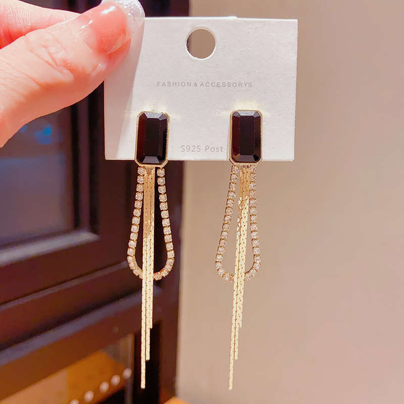 银针气质波西米亚时尚个性显瘦耳环小众设计感高级轻奢百搭耳饰潮