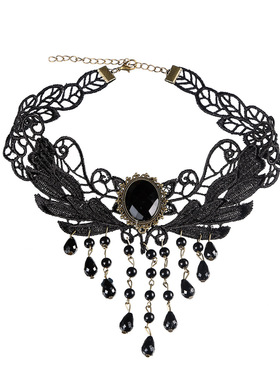 可拆卸领口森系超仙风蕾丝项圈