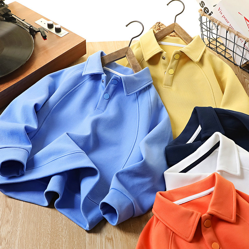男童POLO衫2026春季新款卫衣儿童翻领上衣韩版时尚中大童打底衫潮,童装/婴儿装/亲子装,儿童POLO衫,淘宝优惠券,粉丝福利购,淘宝优惠卷