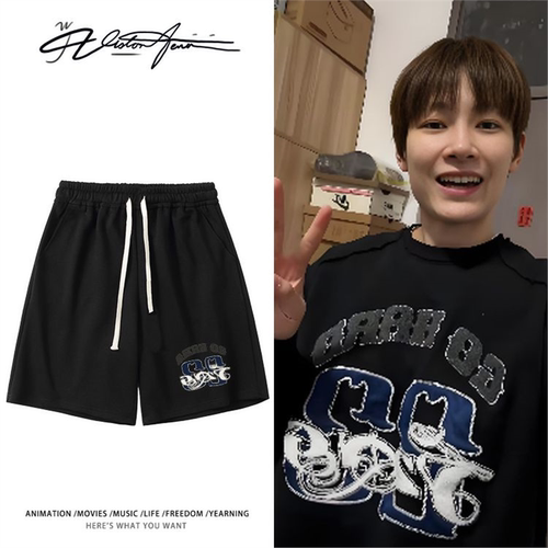 女篮运动员杨力维同款美式帅气印花粉丝应援纪念夏季宽松休时尚潮