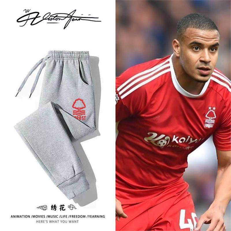 【刺绣】欧洲足球联赛诺丁汉森林刺绣队标刺绣应援卫裤男女同款