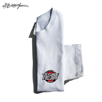 【刺绣】中国篮球联赛广州龙狮队标刺绣长袖T恤打底衫夏季百搭春