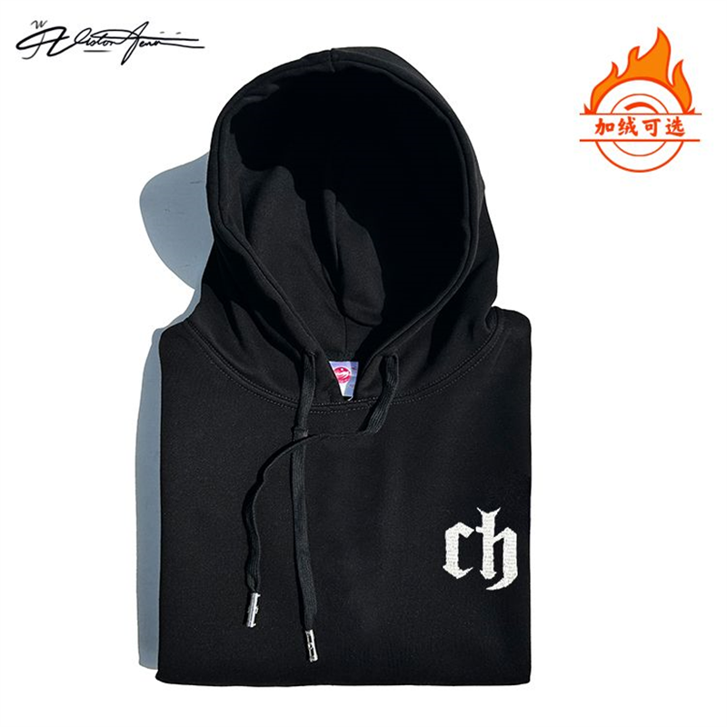 【刺绣】平常心威姆斯百分大战获胜同款刺绣连帽卫衣男女同款