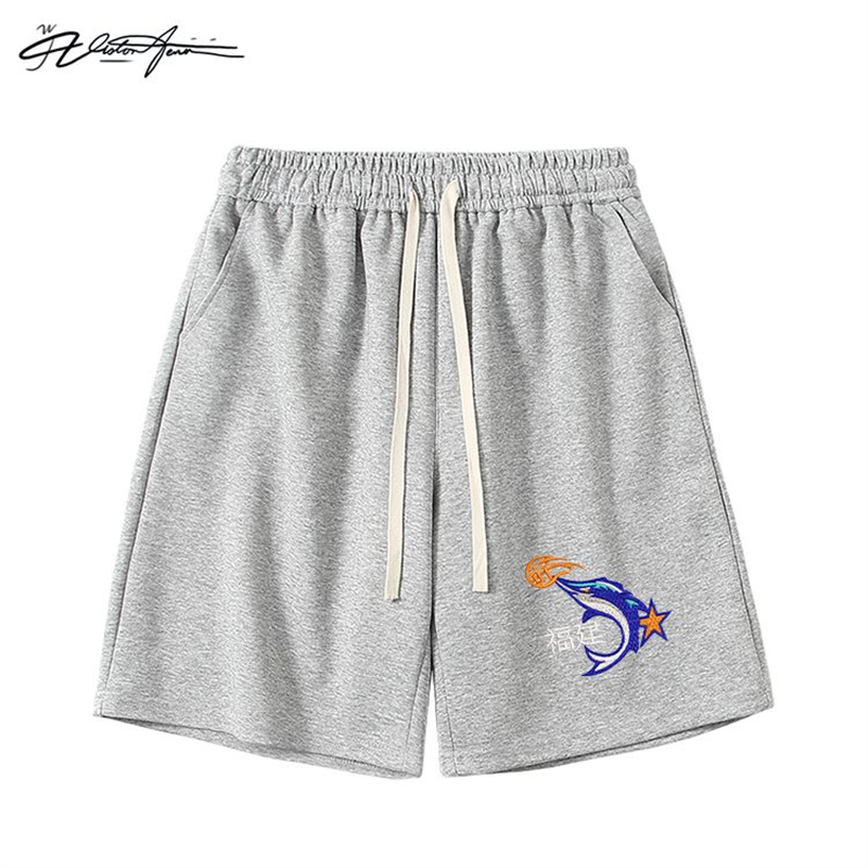 【刺绣】中国篮球俱乐部杯福建浔兴队标刺绣应援短裤夏季百搭潮流