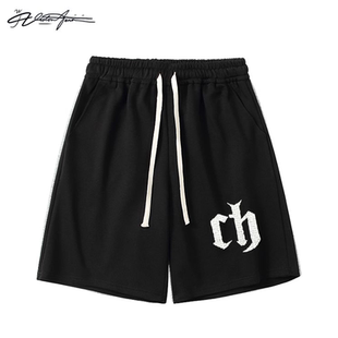 【刺绣】平常心威姆斯百分大战获胜同款刺绣短裤夏季百搭潮流